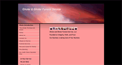 Desktop Screenshot of gholarandgholarfuneralservice.com